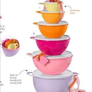 Tupperware that’s a bowl six piece set